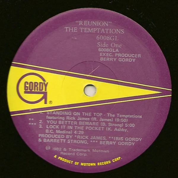The Temptations - Reunion (LP, Album) (Very Good (VG)) - Image 3