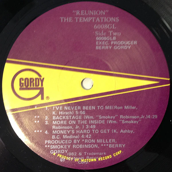 The Temptations - Reunion (LP, Album) (Very Good (VG)) - Image 4