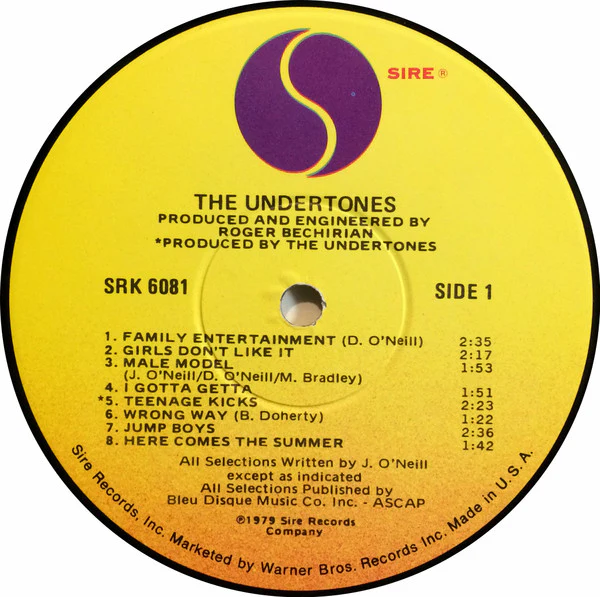 The Undertones - The Undertones (LP, Album, Win) (Near Mint (NM or M-)) - Image 5