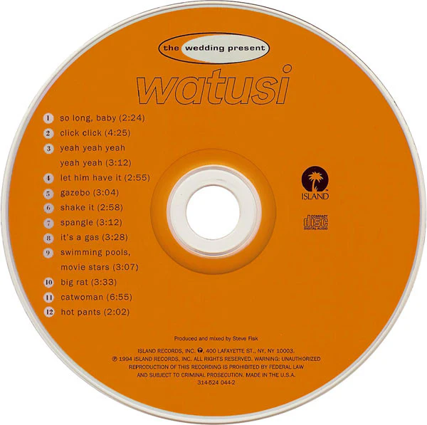 The Wedding Present - Watusi (CD, Album) (Near Mint (NM or M-)) - Image 3