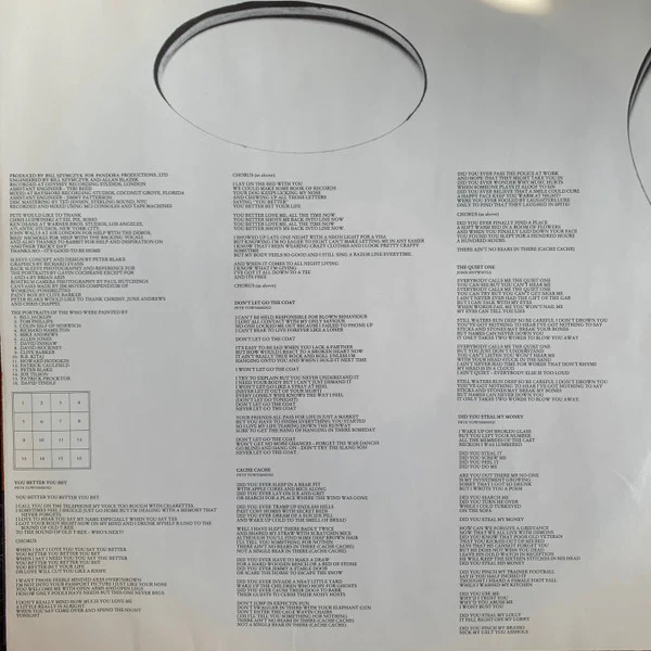 The Who - Face Dances (LP, Album, Club) (Very Good Plus (VG+)) - Image 3