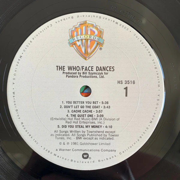 The Who - Face Dances (LP, Album, Club) (Very Good Plus (VG+)) - Image 5