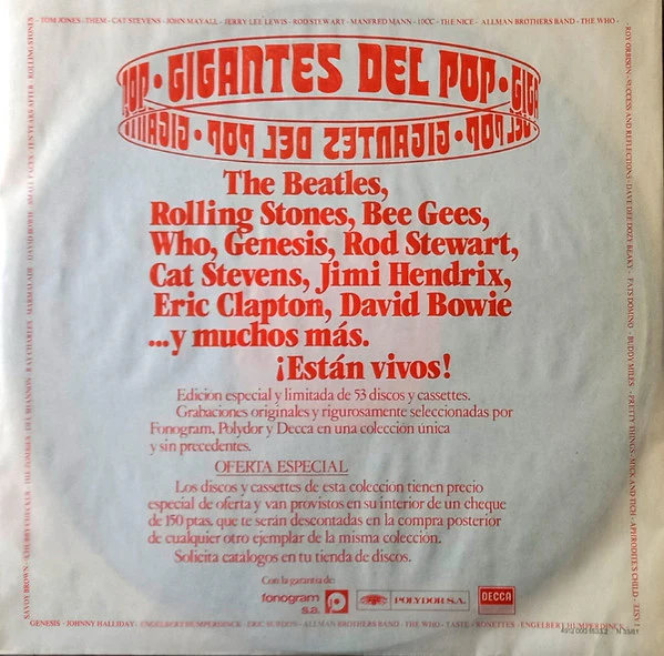 The Who - Gigantes Del Pop Vol. 2 (LP, Comp) (Near Mint (NM or M-)) - Image 5