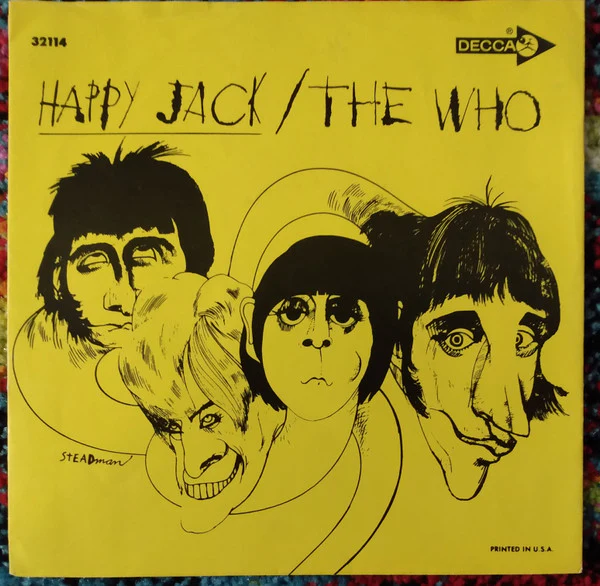 The Who - Happy Jack (7", Single, Glo) (Near Mint (NM or M-))
