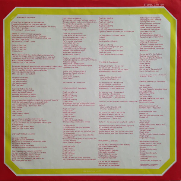 The Who - It's Hard (LP, Album) (Very Good Plus (VG+)) - Image 5