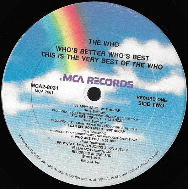 The Who - Who's Better, Who's Best (2xLP, Comp, Club) (Mint (M)) - Image 3