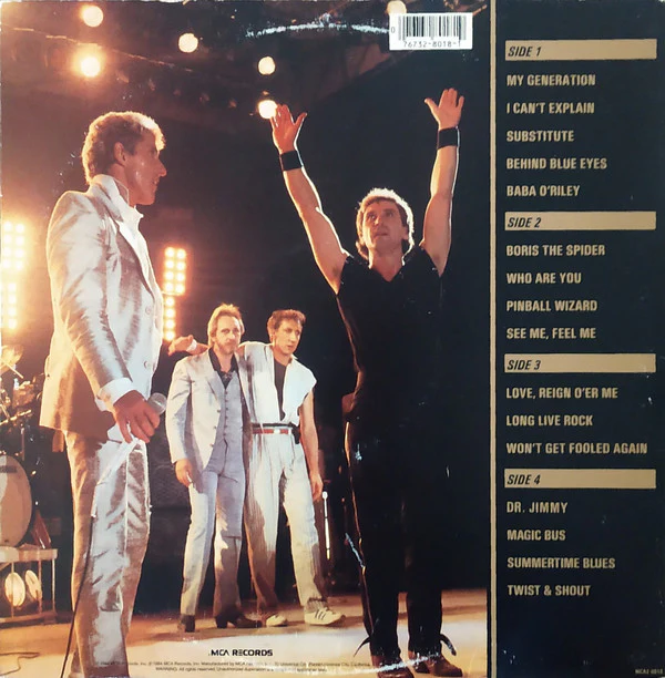 The Who - Who's Last (2xLP, Album) (Good Plus (G+)) - Image 2