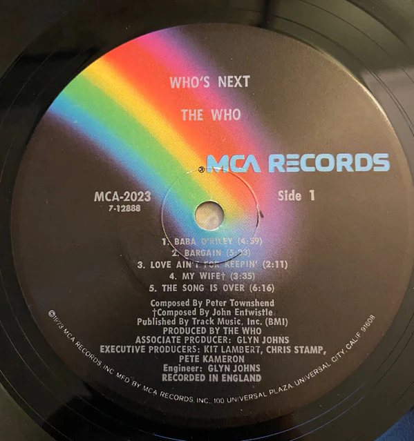 The Who - Who's Next (LP, Album, RE, Glo) (Very Good Plus (VG+)) - Image 3