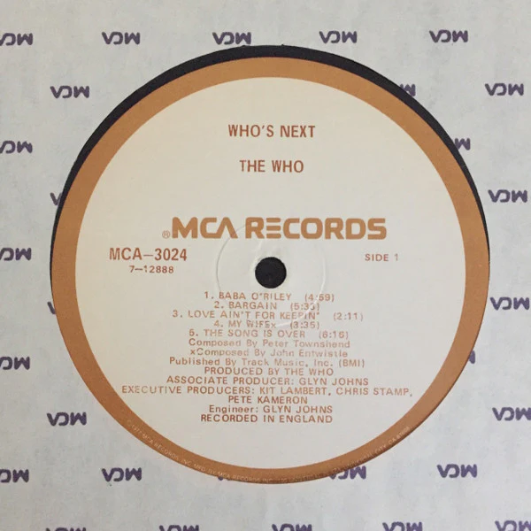 The Who - Who's Next (LP, Album, RE, Glo) (Very Good Plus (VG+)) - Image 3