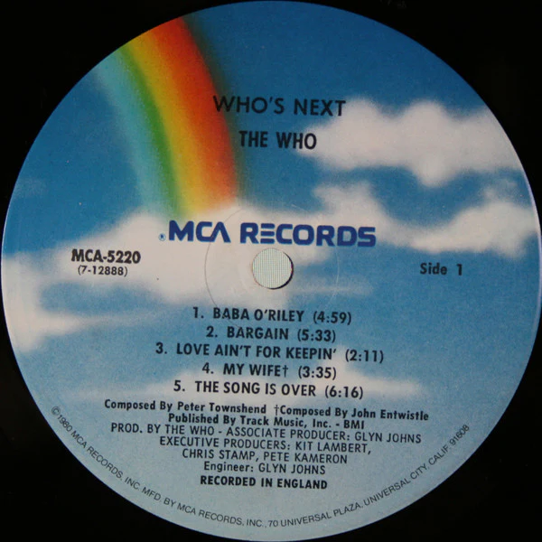 The Who - Who's Next (LP, Album, RE, Pin) (Very Good Plus (VG+)) - Image 3