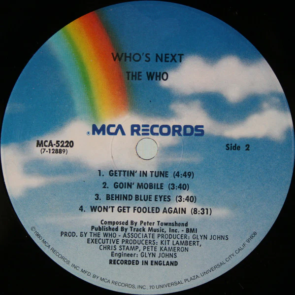 The Who - Who's Next (LP, Album, RE, Pin) (Very Good Plus (VG+)) - Image 4