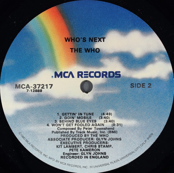 The Who - Who's Next (LP, Album, RE, $up) (Very Good Plus (VG+)) - Image 4