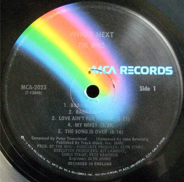 The Who - Who's Next (LP, Album, RE) (Very Good Plus (VG+)) - Image 3