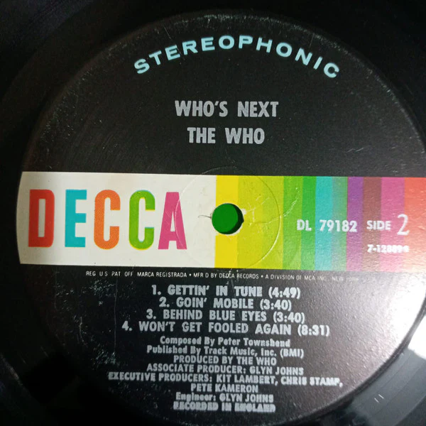 The Who - Who's Next (LP, Album) (Very Good Plus (VG+)) - Image 4