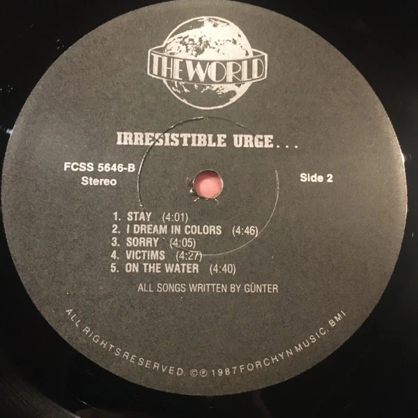 The World - Irresistible Urge... (LP) (Very Good Plus (VG+)) - Image 4