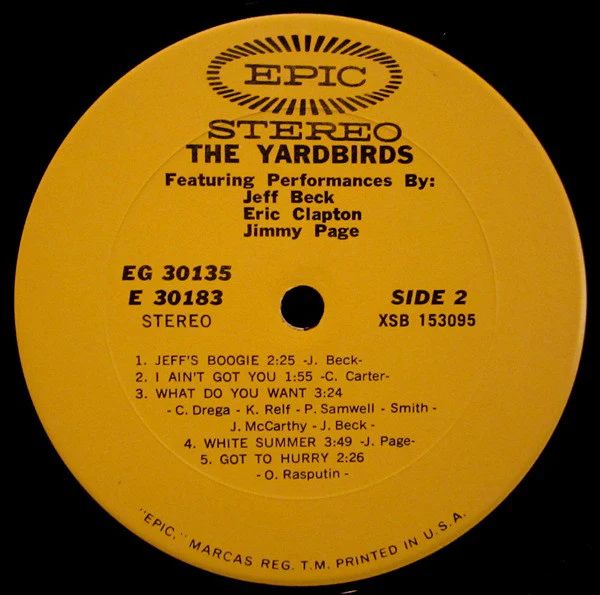 The Yardbirds - Featuring Performances By: Jeff Beck Eric Clapton Jimmy Page (2xLP, Album, Comp, San) (Very Good Plus (VG+)) - Image 5