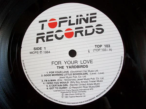 The Yardbirds - For Your Love (LP, Comp) (Very Good Plus (VG+)) - Image 5