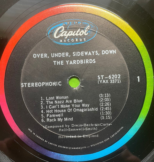The Yardbirds - Over, Under, Sideways, Down (LP, Album, Unofficial) (Near Mint (NM or M-)) - Image 3