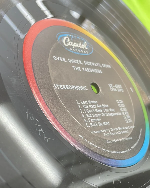 The Yardbirds - Over, Under, Sideways, Down (LP, Album, Unofficial) (Near Mint (NM or M-)) - Image 5