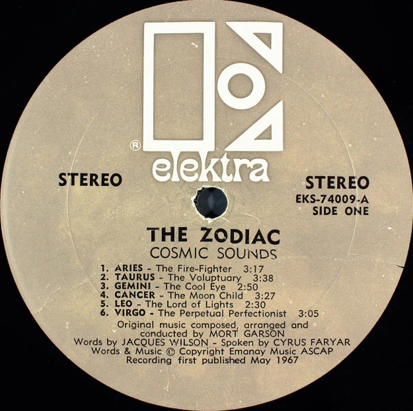 The Zodiac - Cosmic Sounds (LP, Album, Abb) (Good Plus (G+)) - Image 3