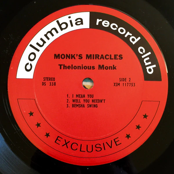 Thelonious Monk - Monk's Miracles (LP, Comp, Club) (Near Mint (NM or M-)) - Image 4