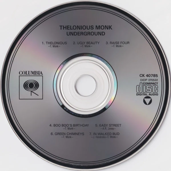 Thelonious Monk - Underground (CD, Album, RE, RM, RP) (Near Mint (NM or M-)) - Image 3