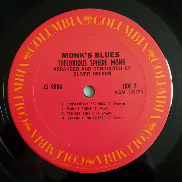 Thelonious Monk - Monk's Blues (LP, Album, RE) (Very Good Plus (VG+)) - Image 4