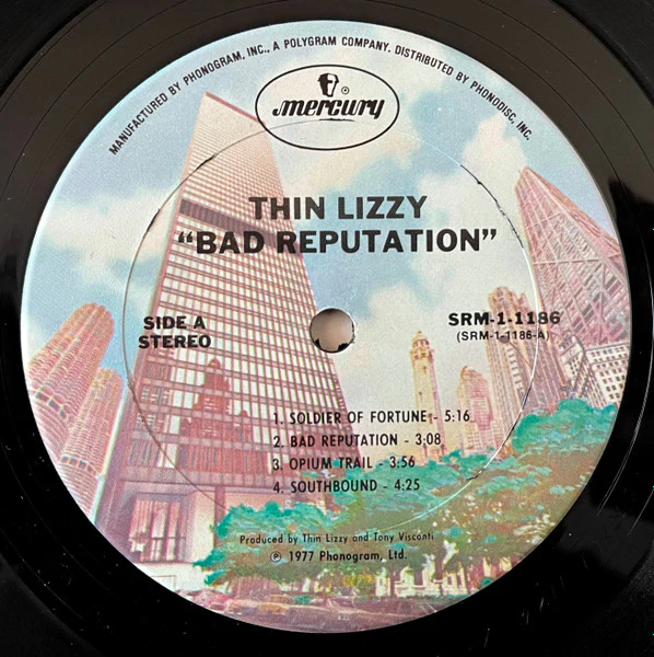 Thin Lizzy - Bad Reputation (LP, Album, Ter) (Near Mint (NM or M-)) - Image 3