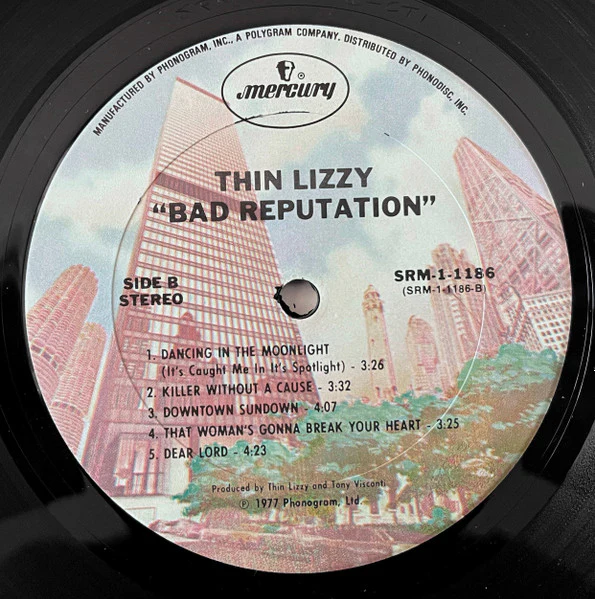 Thin Lizzy - Bad Reputation (LP, Album, Ter) (Near Mint (NM or M-)) - Image 4