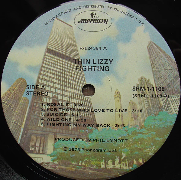 Thin Lizzy - Fighting (LP, Album, Club, RE) (Very Good Plus (VG+)) - Image 3