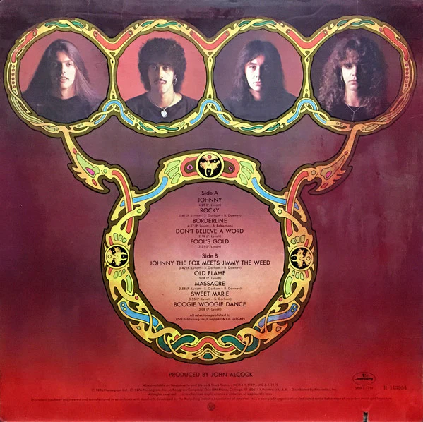 Thin Lizzy - Johnny The Fox (LP, Album, Club, Ind) (Very Good Plus (VG+)) - Image 2