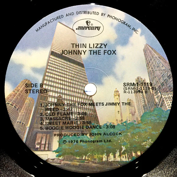 Thin Lizzy - Johnny The Fox (LP, Album, Club, Ind) (Very Good Plus (VG+)) - Image 4