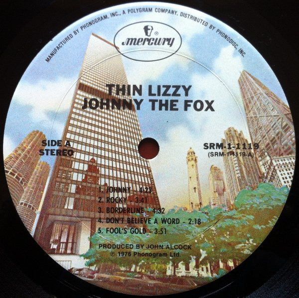 Thin Lizzy - Johnny The Fox (LP, Album, Ter) (Very Good (VG)) - Image 3