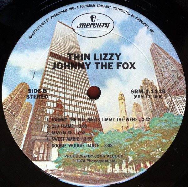 Thin Lizzy - Johnny The Fox (LP, Album, Ter) (Very Good (VG)) - Image 4