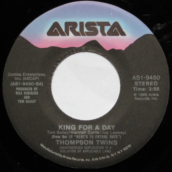 Thompson Twins - King For A Day (7", Single) (Very Good (VG)) - Image 3