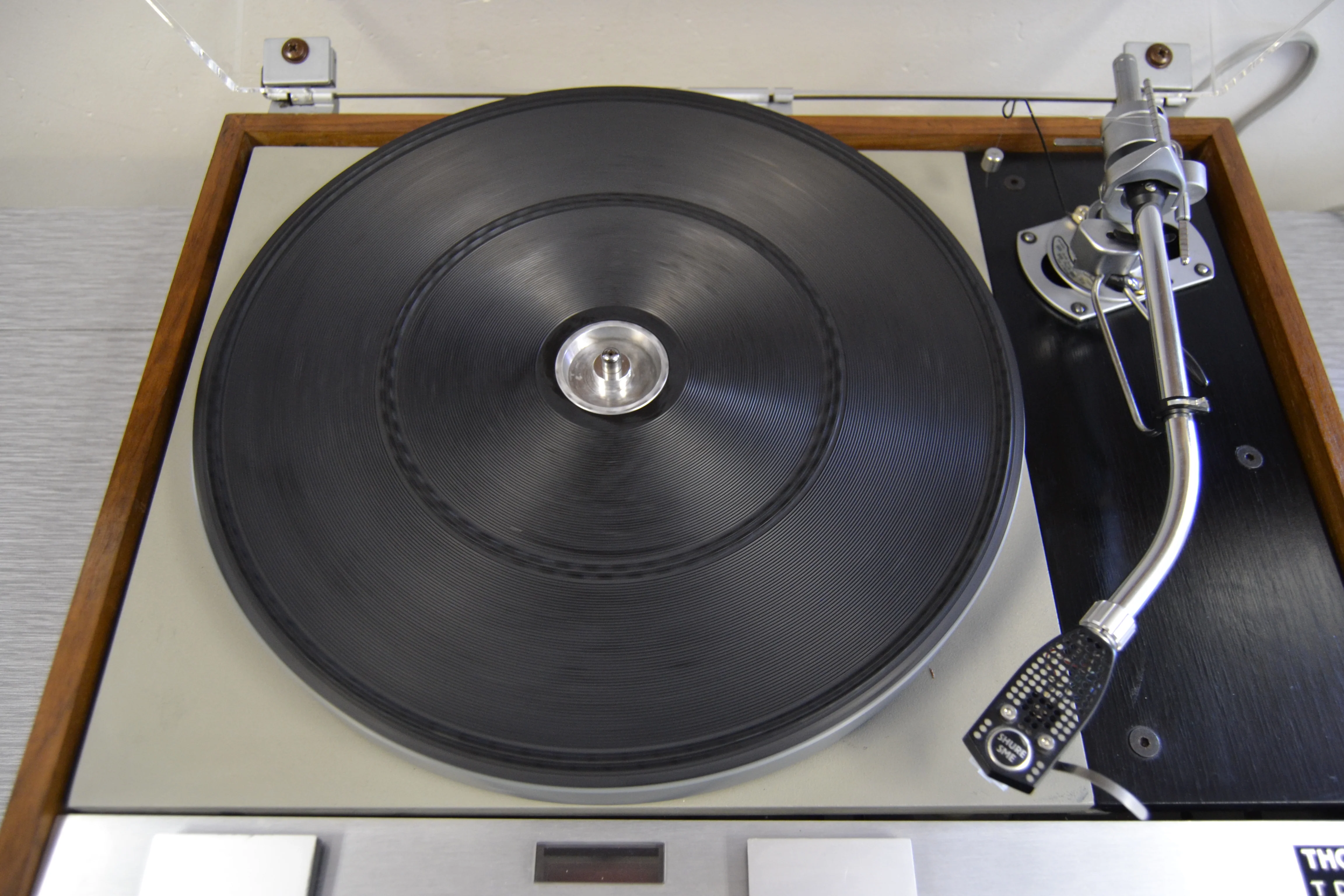 Thorens TD-125 Turntable with Shure SME 3009 Tonearm - NEW Dust Cover - Image 10