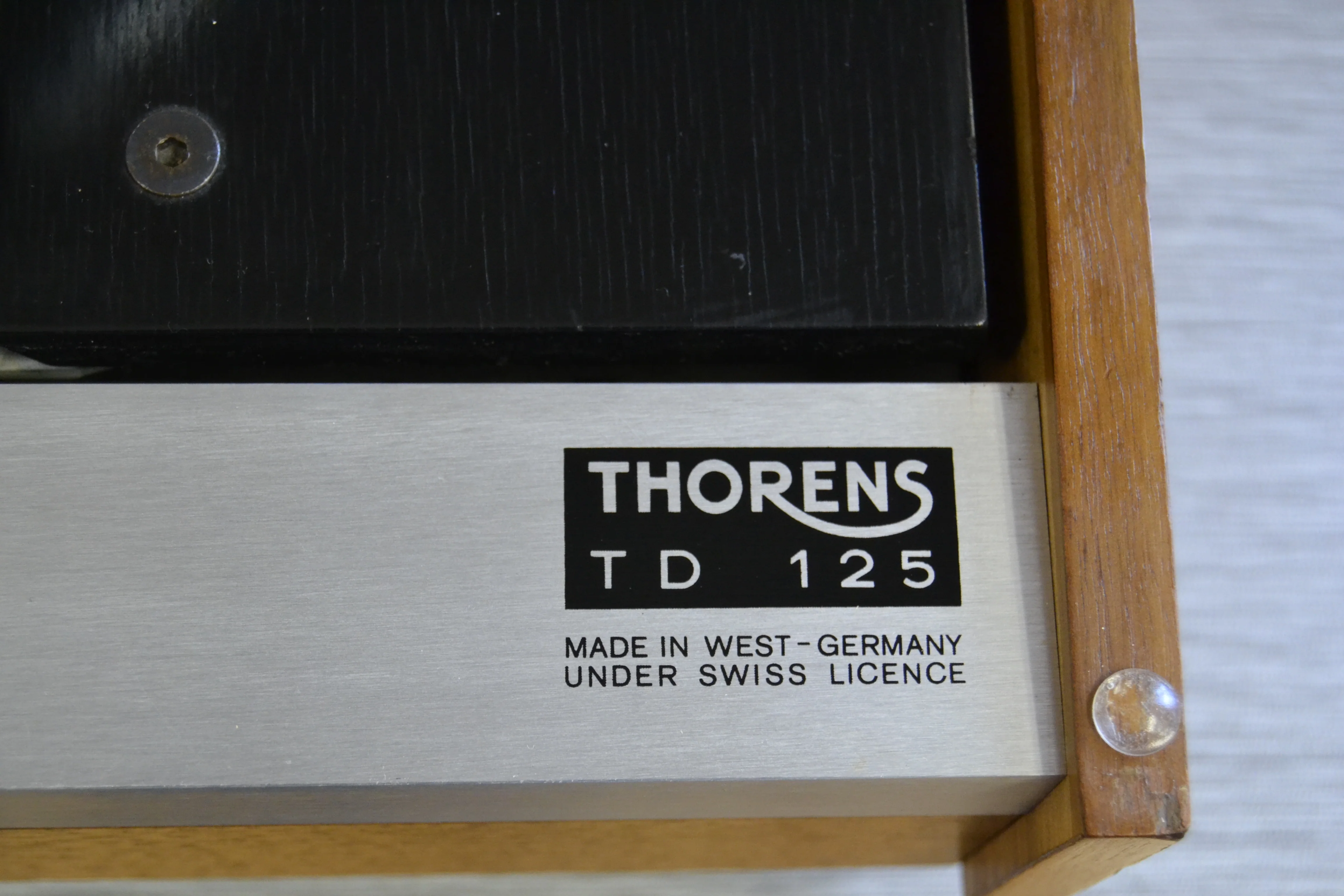 Thorens TD-125 Turntable with Shure SME 3009 Tonearm - NEW Dust Cover - Image 8