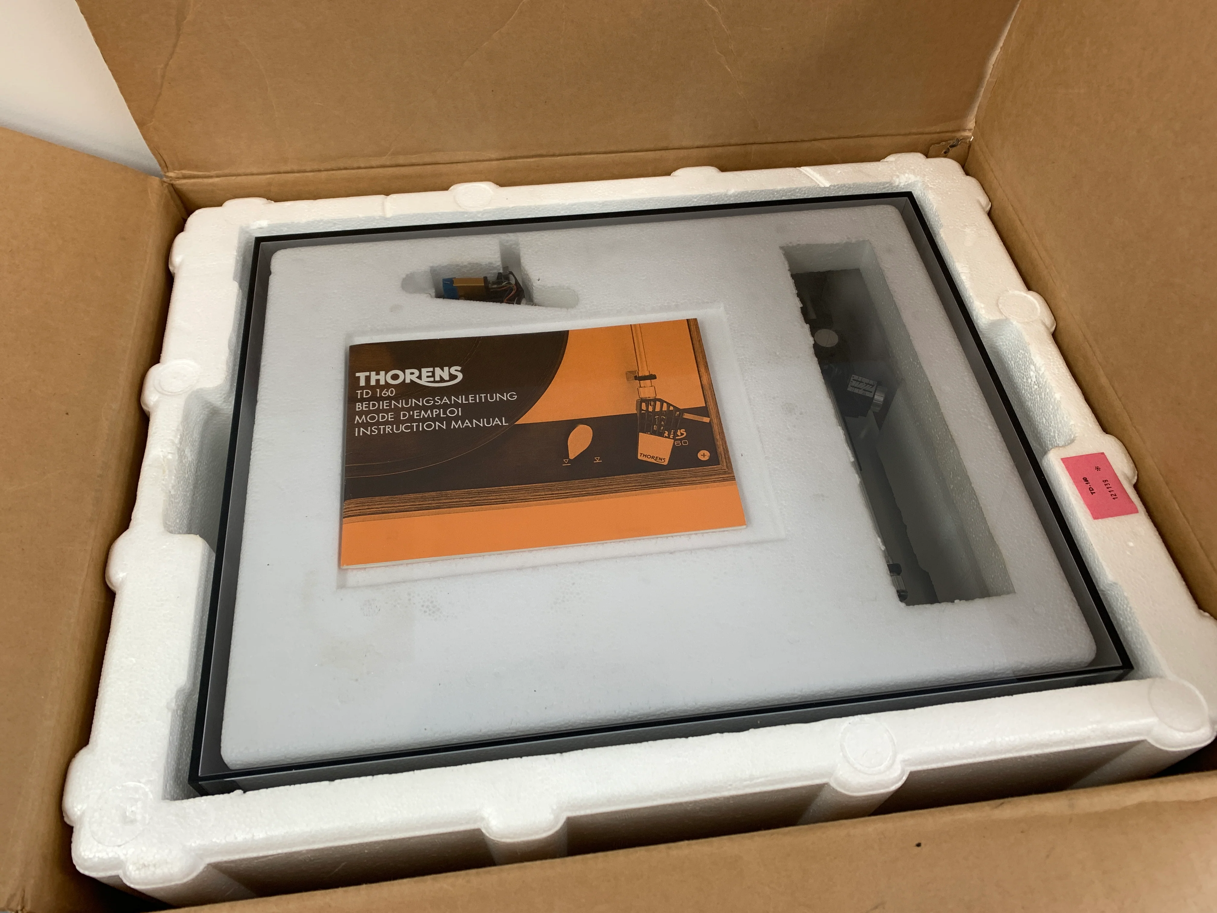 Thorens TD-160 Turntable * All Original with Box and Packaging * Ortofon M15 Cartridge - Image 2