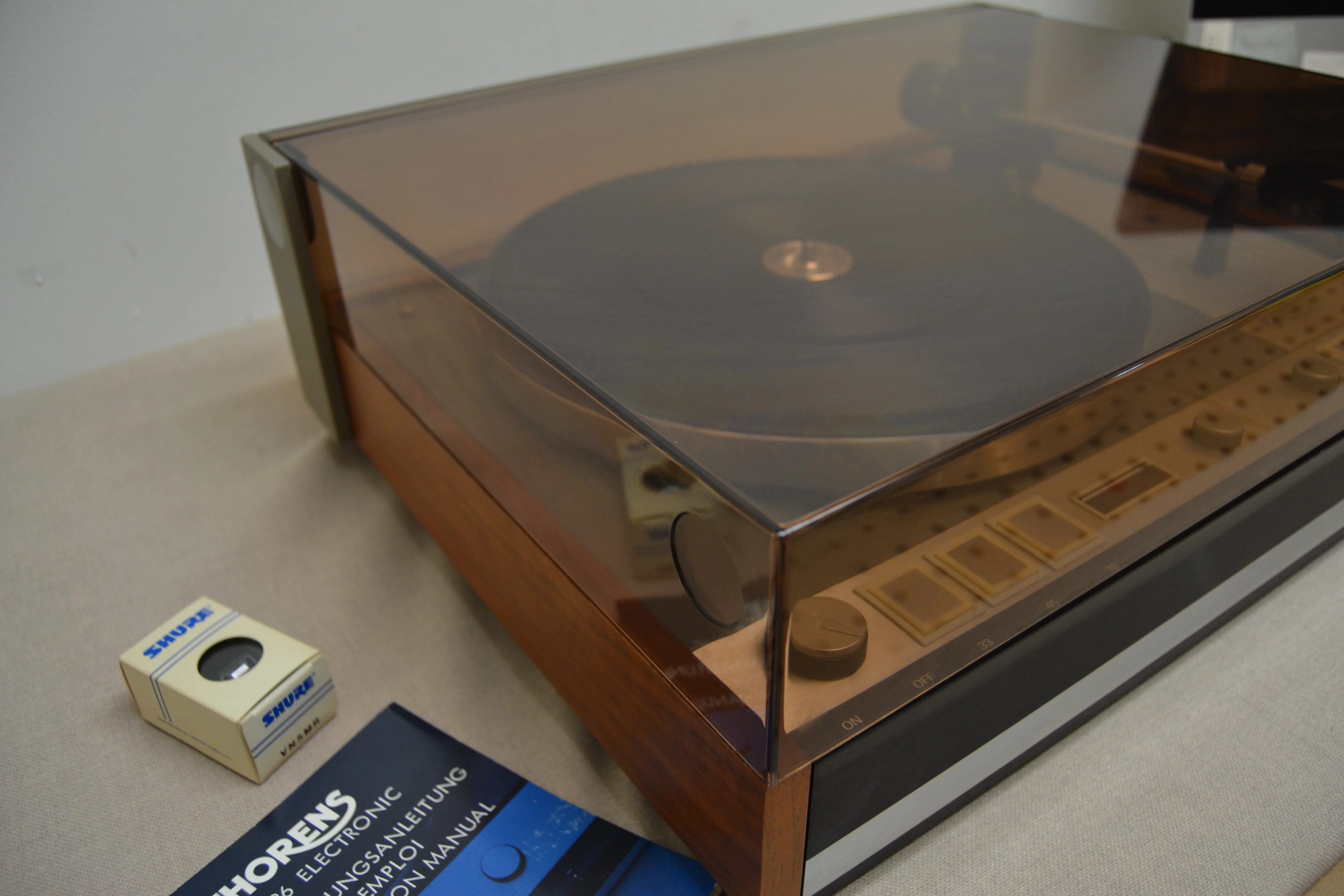 Thorens TD126 Electronic * Belt Drive Turntable * Shure V15 V Cartridge * Second NOS Shure Stylus - Image 12