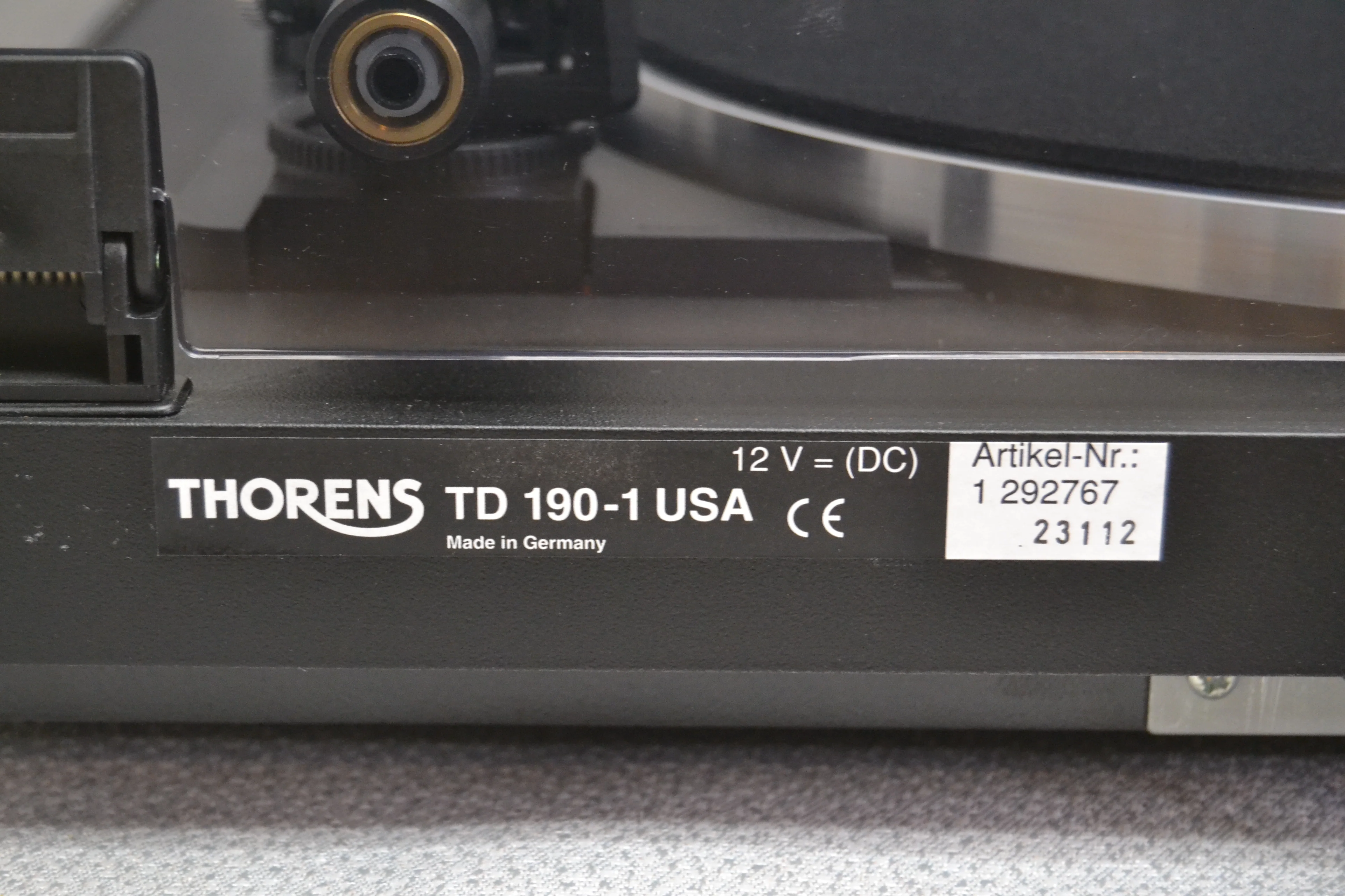 Thorens TD190 3-Speed Belt-Drive Turntable * Original Box * Manual * Ortofon OM10 Cartridge - Image 14