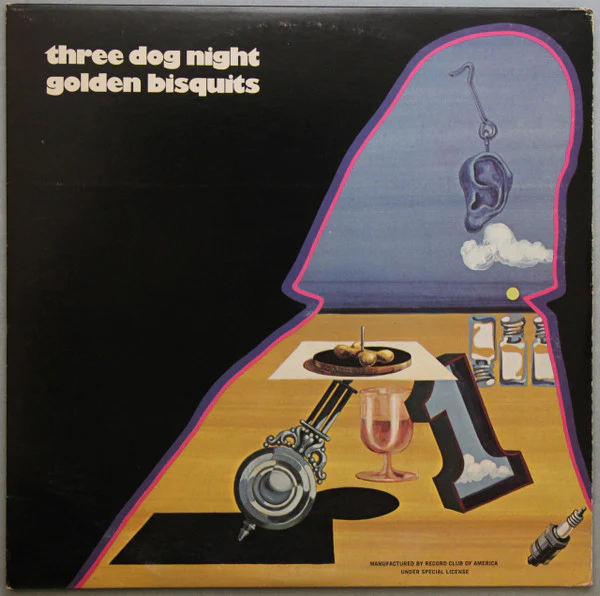 Three Dog Night - Golden Bisquits (LP, Comp, Club, RE, Rec) (Very Good Plus (VG+))