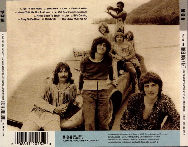 Three Dog Night - The Best Of Three Dog Night (CD, Comp) (Near Mint (NM or M-)) - Image 2