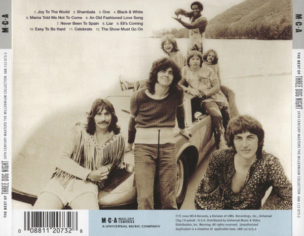 Three Dog Night - The Best Of Three Dog Night (CD, Comp, RE, RM) (Near Mint (NM or M-)) - Image 2