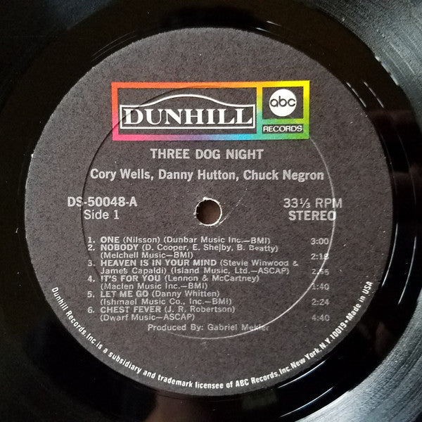 Three Dog Night - Three Dog Night (LP, Album) (Very Good Plus (VG+)) - Image 3