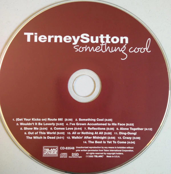 Tierney Sutton - Something Cool (CD, Album, Dig) (Very Good Plus (VG+)) - Image 3