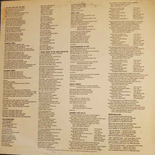 Tim Buckley - Goodbye And Hello (LP, Album, RE, Pit) (Very Good Plus (VG+)) - Image 2