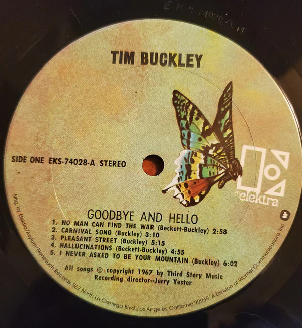 Tim Buckley - Goodbye And Hello (LP, Album, RE, Pit) (Very Good Plus (VG+)) - Image 5