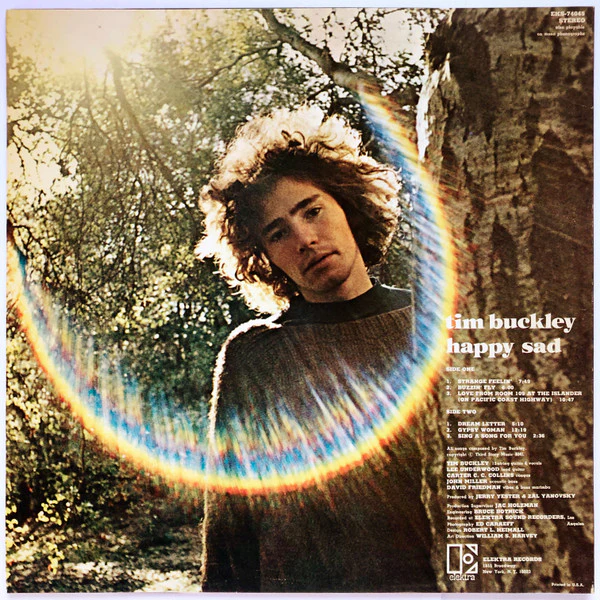 Tim Buckley - Happy Sad (LP, Album) (Very Good Plus (VG+)) - Image 2