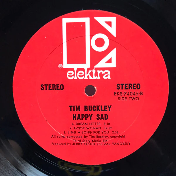 Tim Buckley - Happy Sad (LP, Album) (Very Good Plus (VG+)) - Image 4