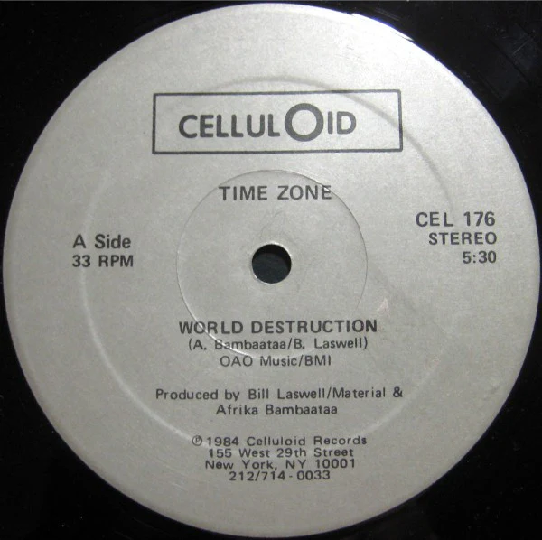 Time Zone - World Destruction (12", Hub) (Very Good Plus (VG+)) - Image 3